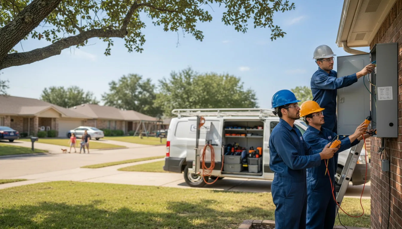Certified electrician providing emergency electrical services in Peach Orchard, AR